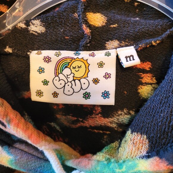 Big Bud Press CROPPED Rainbow Magic Waters Tie Dye Hoodie and Sweat Pants Set - Picture 5 of 11